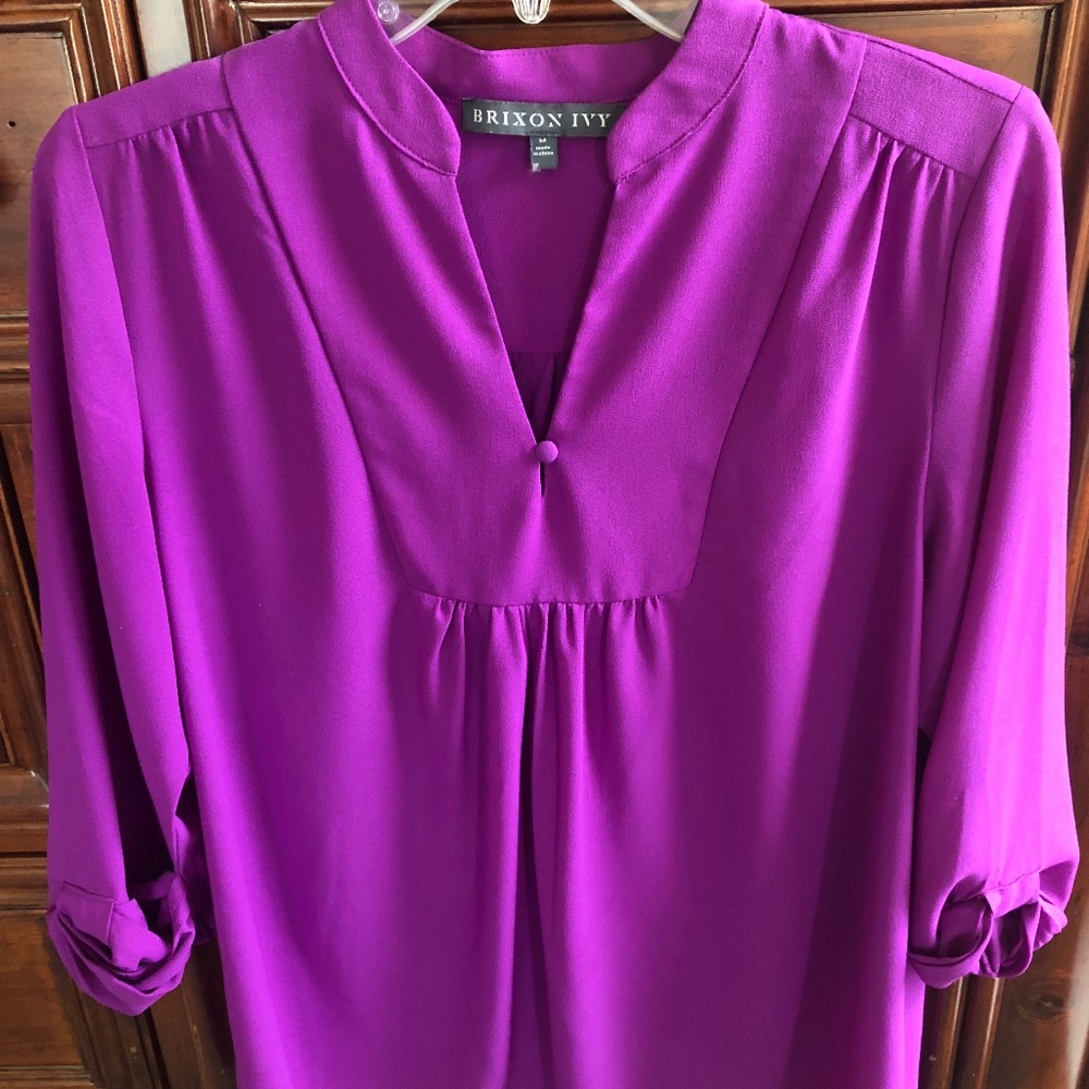 Brixon Ivy Purple tunic medium plus bonus